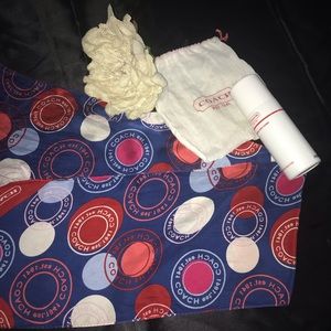 Vintage Multi-Color Circle de Soleil Coach Scarf